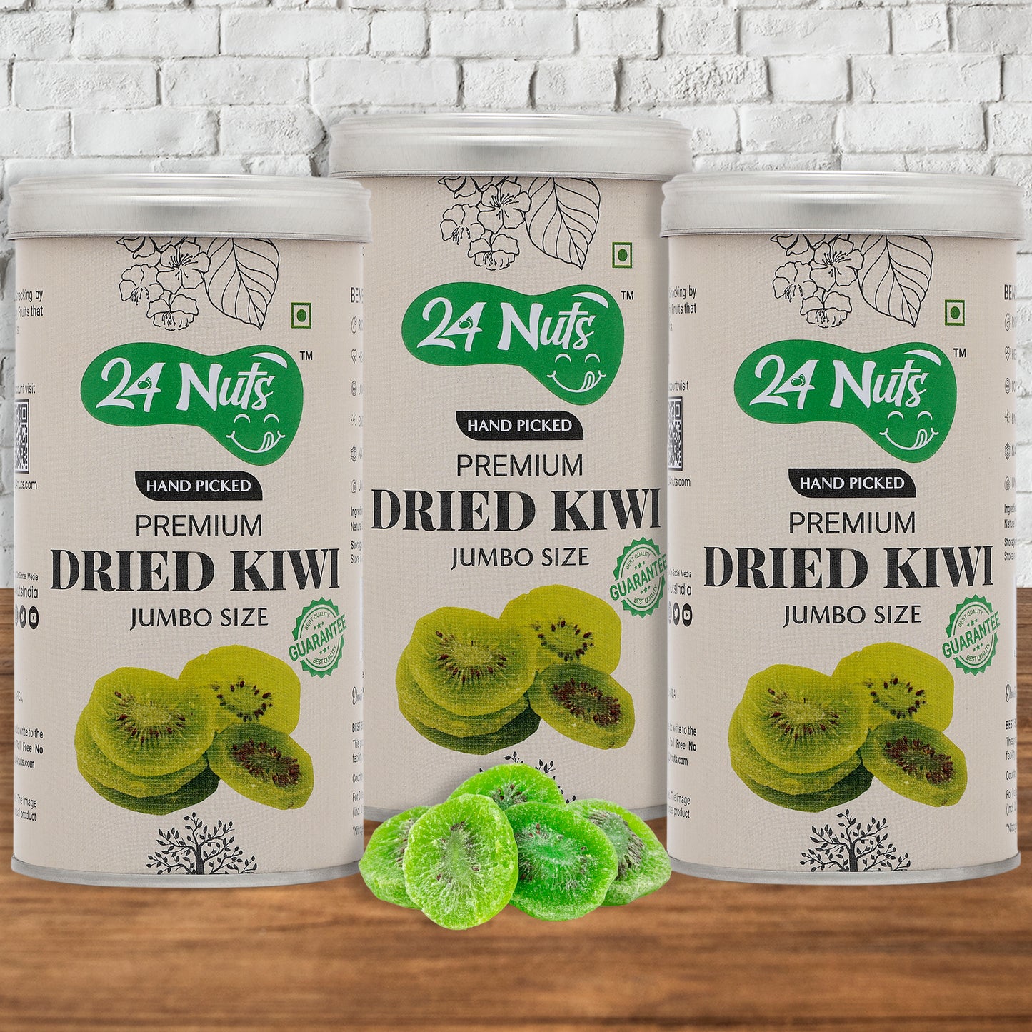 Premium Dried Kiwi Slices: Buy Delicious & Nutritious Kiwi Online - 24Nuts