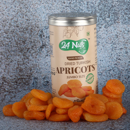 24 Nuts Dried Turkish Apricots Jumbo Size