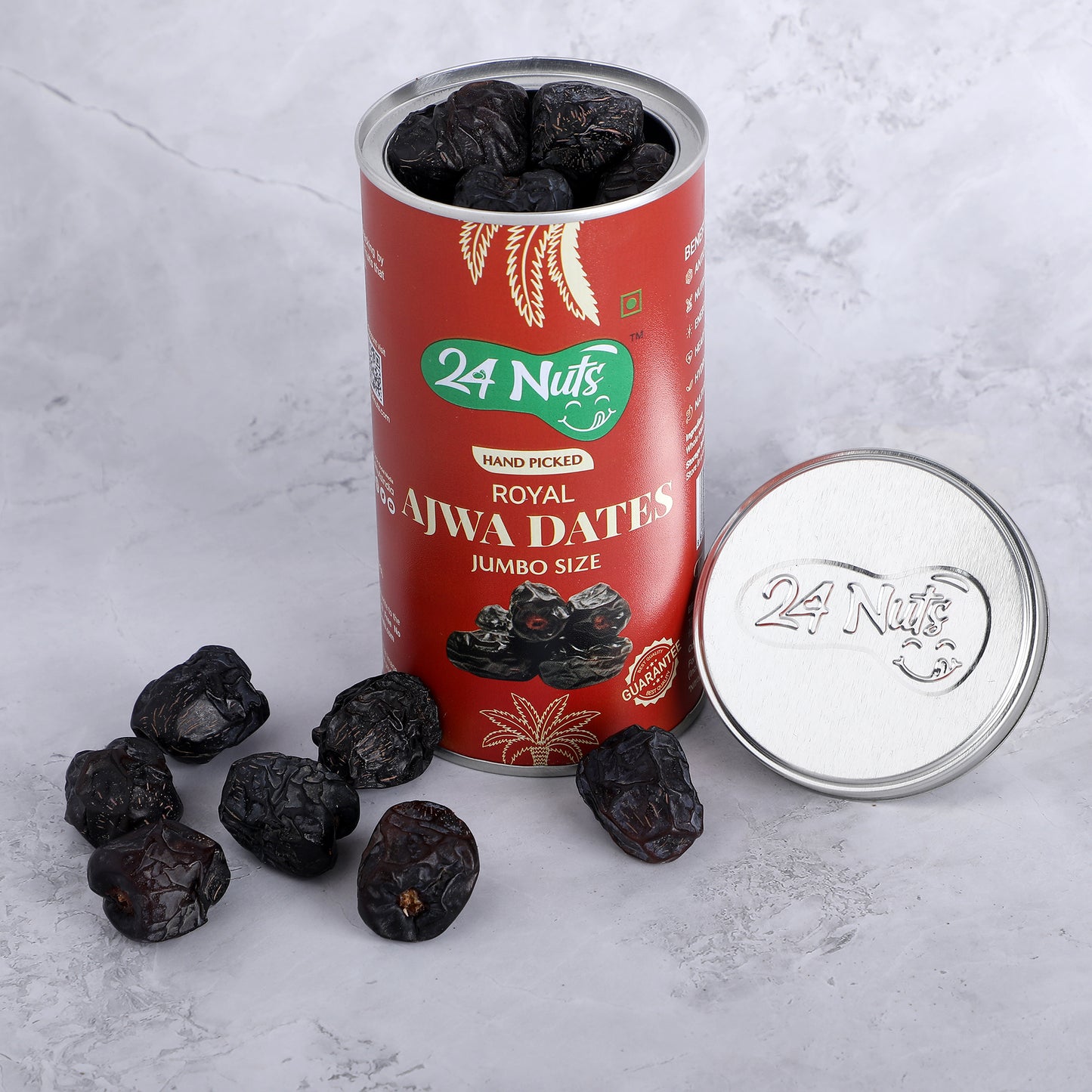 Premium Jumbo Ajwa Dates: Finest Quality Dates Online | 24Nuts