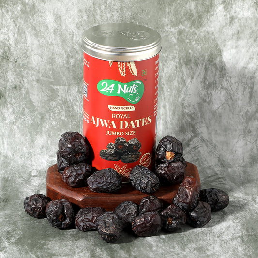 Premium Jumbo Ajwa Dates: Finest Quality Dates Online | 24Nuts