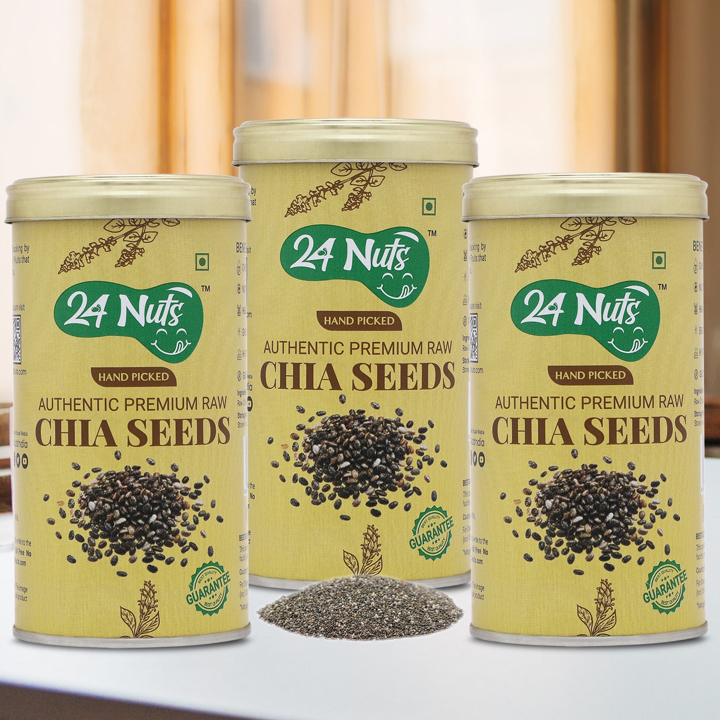 Premium Raw Chia Seeds: Nutrient-Rich Superfood for Health & Wellness