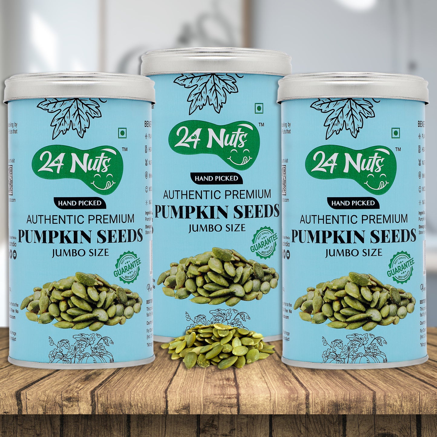 Premium Pumpkin Seeds: Buy Organic Pumpkin Seeds Online - 24Nuts.com