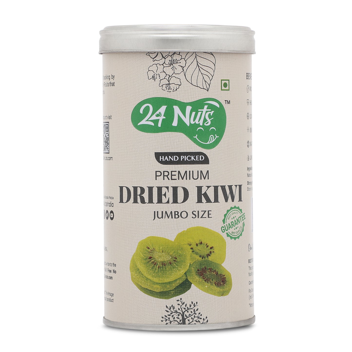 Premium Dried Kiwi Slices: Buy Delicious & Nutritious Kiwi Online - 24Nuts