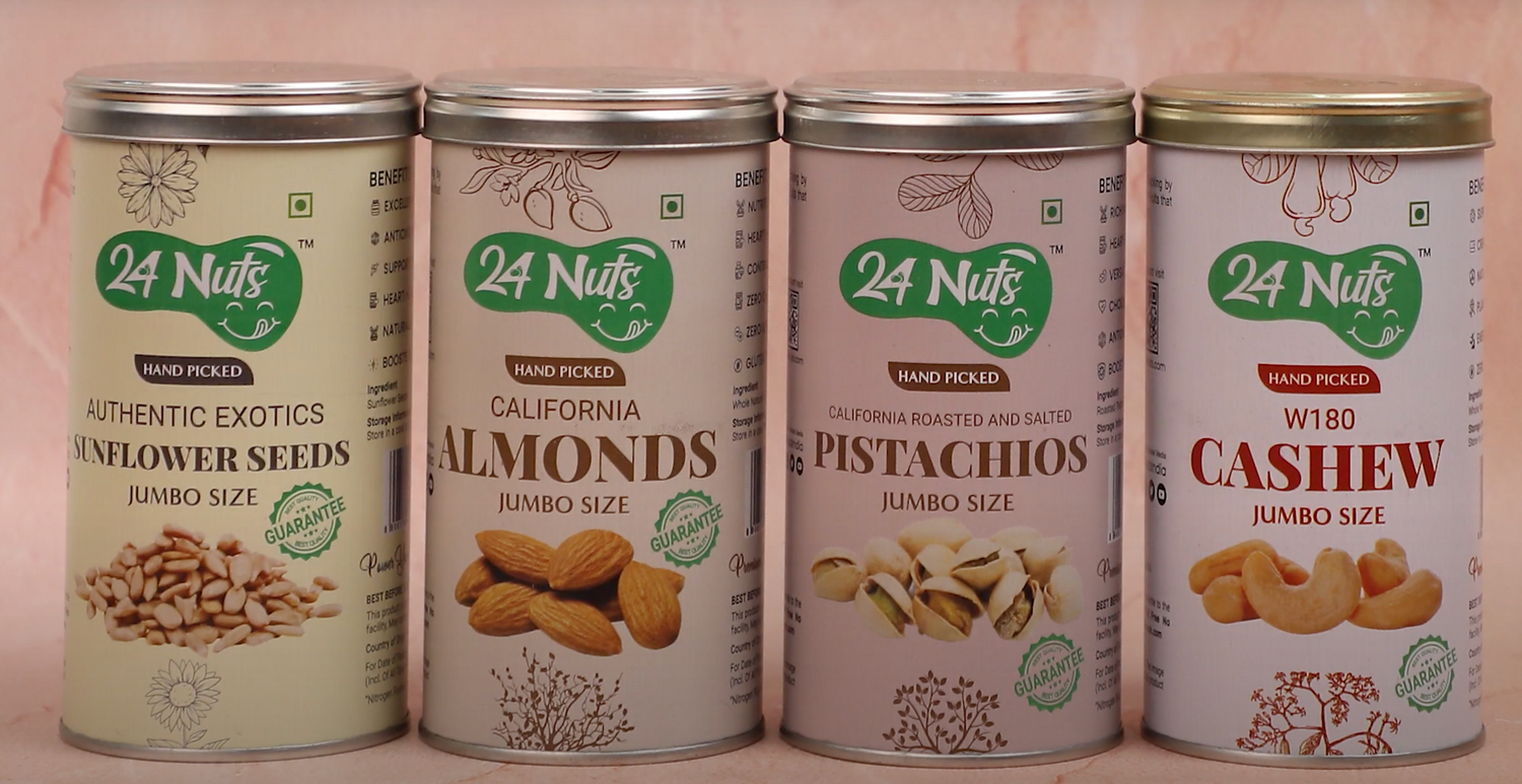 24 Nuts Buy Premium Dry Fruits, Nuts & Seeds Online